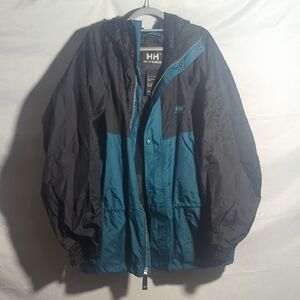 Helly Hansen Men’s Shell Jacket Teal Black Size L